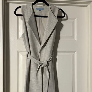 ANTONIO MELANI Light Grey Long Vest